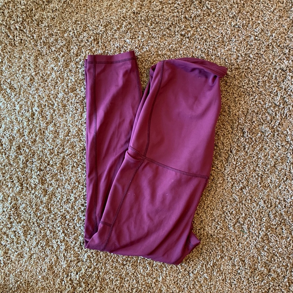 senita athletics maternity crop pocket leggings